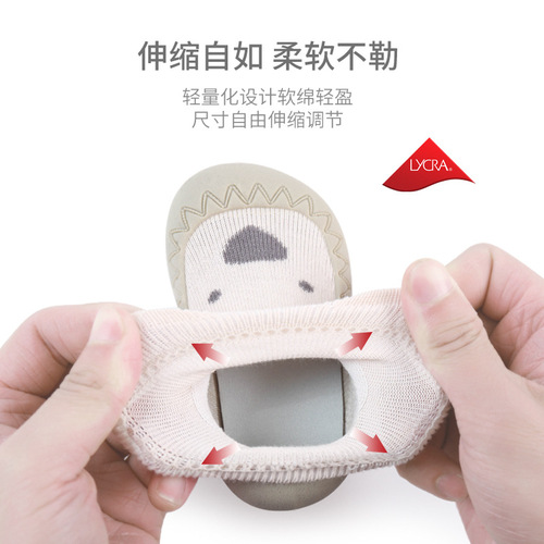  spring and summer new baby floor shoes and socks rubber sole non-slip newborn toddler shoes children's socks men's and women's floor shoes