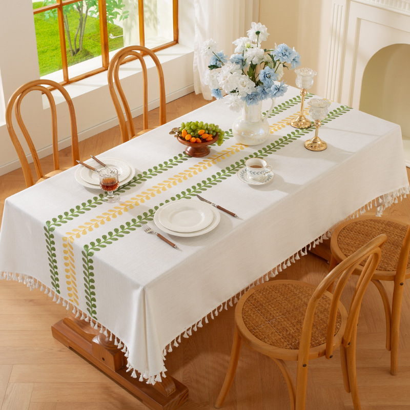 복숭아 잎 - 녹색과 노란색