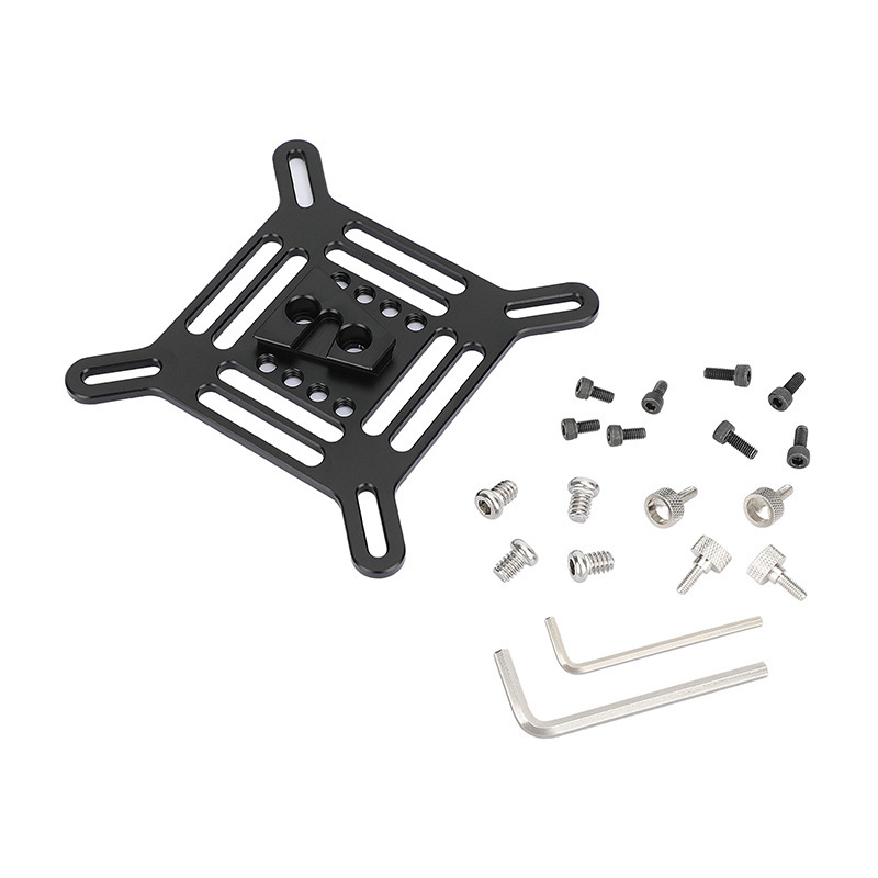 HDRIG multi-purpose Vesa mounting adapter plate with V-shaped buckle lock suitable for monitor display screen 3367