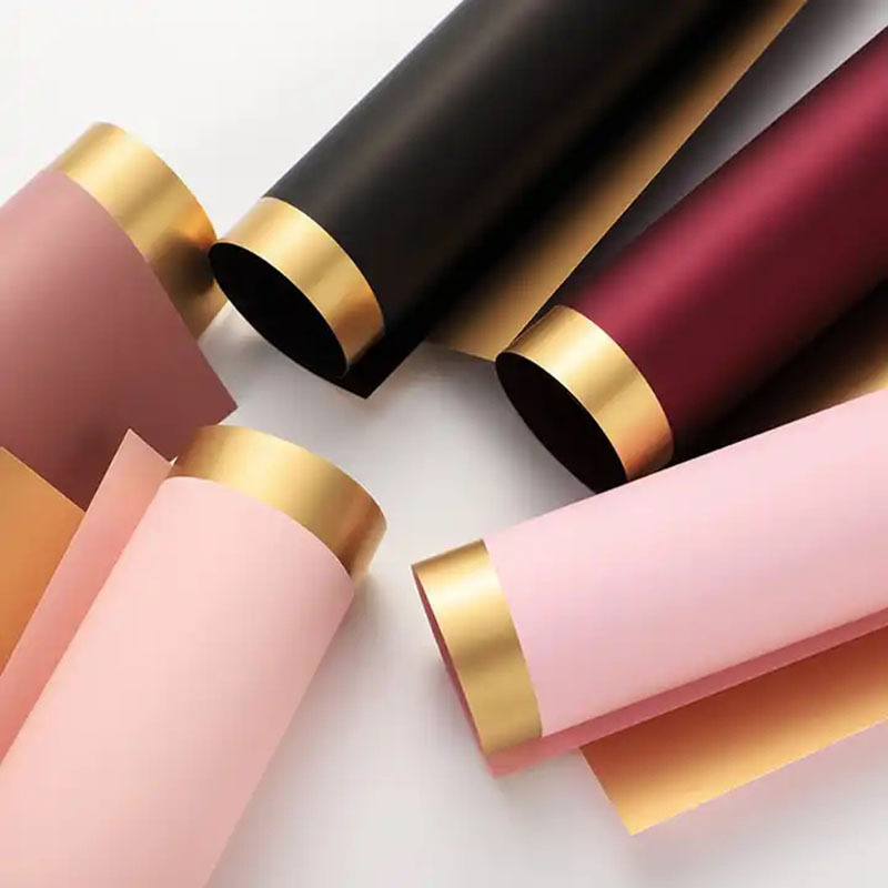 Gilt paper two-color double-sided thickened waterproof gold colored…