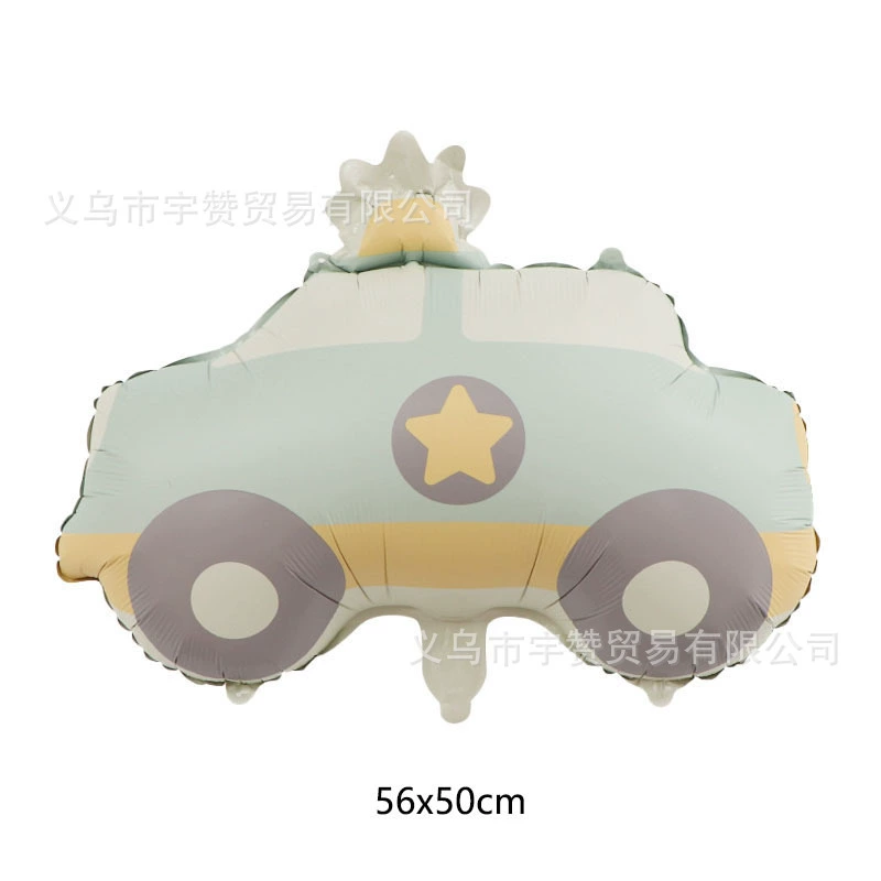 Матовая полицейская машина, самолет, детский радужный шарик, ЮжнаяKorea, подарок на день рождения, с маленькими мишками