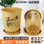 紫砂耐用透气储水兰花盆