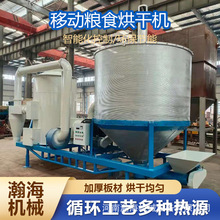 大中小型粮食烘干车移动电加热粮食烘干机日处理30吨水稻烘干机