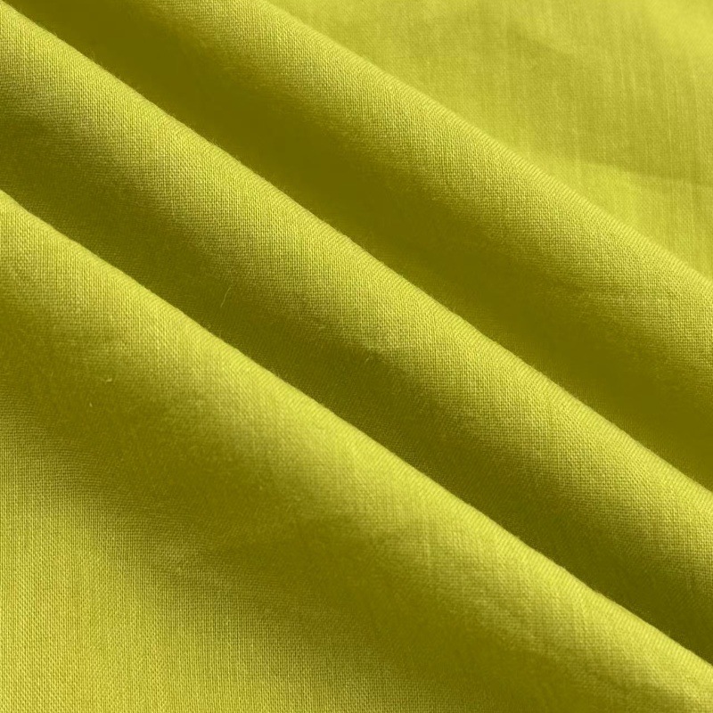 100g Cotton Brocade Plain Sand-Washed Fabric, Light and Breathable Cotton Brocade Blended Woven Shirt Dress Children's Clothing Fabric