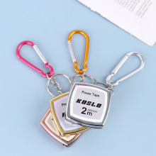 Retractable Ruler Measure Tape Keychain Construction Tools跨