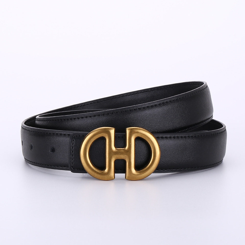 Curea de damă versatilă la modă explozivă, curea din piele simplă și de înaltă calitate, curea decorativă din denim pentru femei_voghion.com