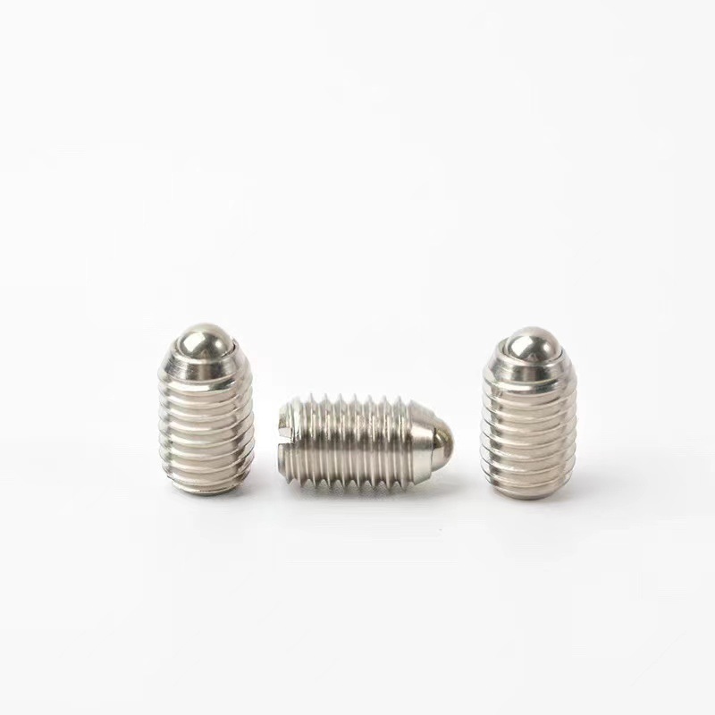 304不锈钢波珠定位珠波珠螺丝M3-M16钢珠紧定一字压入式球头柱塞