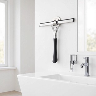 Bathroom Mirror Cleaning Squeegee Household Stainless Steel Tool Car Glass Scraper Cleaning Wiper Glass Window