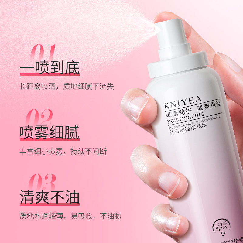 [] Jinnia Red Pomegranate Isolation Protective Spray Refreshing Anti-UV Facial and Whole Body Factory Direct Sales