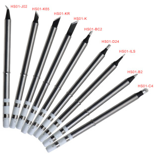 Suitable for HS01 intelligent digital display electric soldering iron head, compatible with SH72 T65 GD300 T85 soldering iron fast heat portable