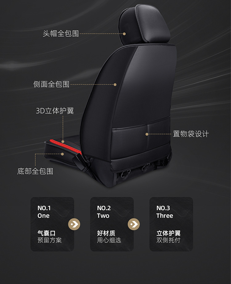 New Car Seat Cushions, Full Leather, All-Season Cushion Covers, Interior Accessories, Seat Covers, Direct Supply from the Manufacturer, Wholesale from the Manufacturer