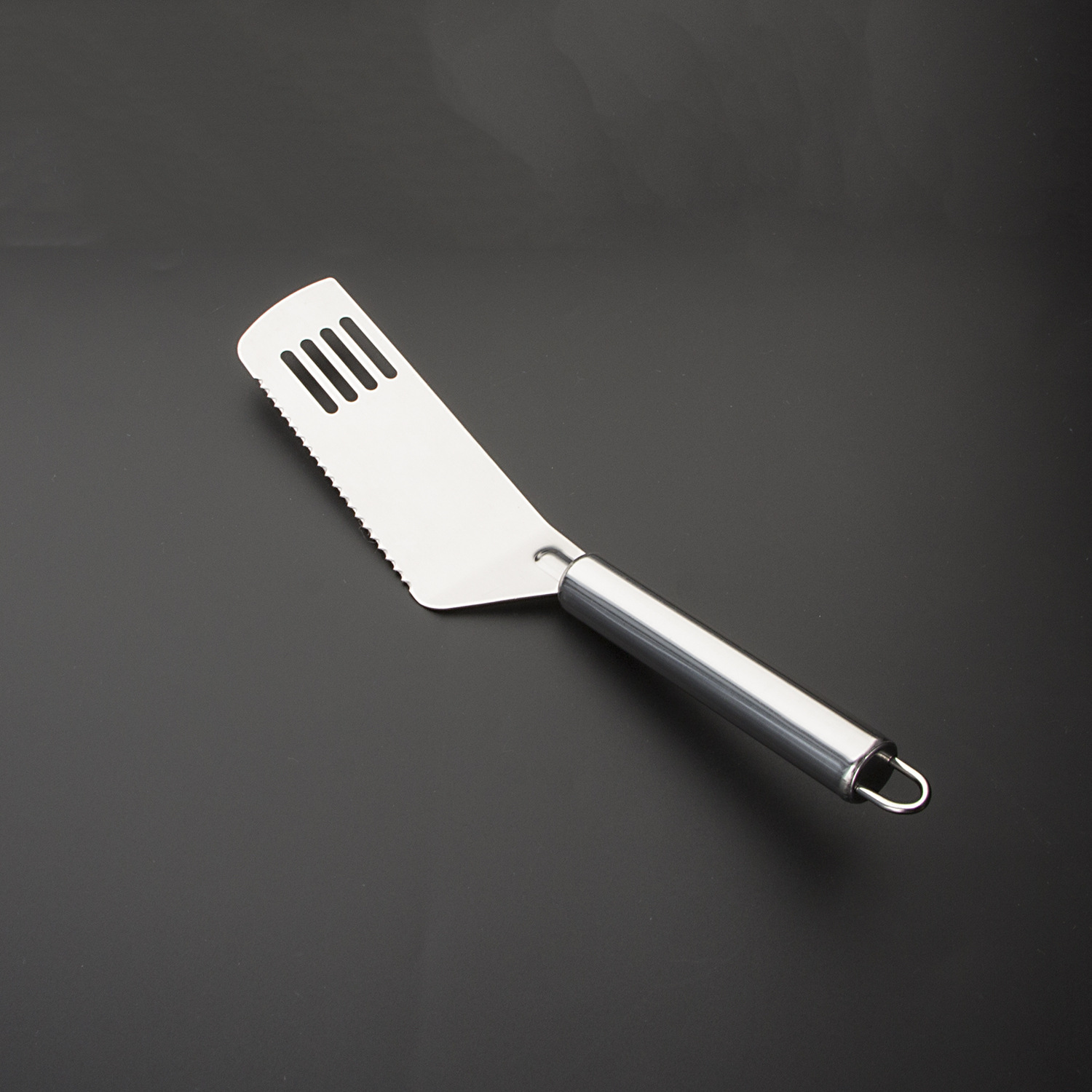 Manufactor wholesale kitchen tool Stainless steel steak Cake West Point cutting knife Pizza Blade Baking Set