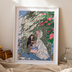 Puzzle frame 1000 pieces photo frame wall hanging 500 framed picture frame 300 puzzle frame framed picture frame wholesale