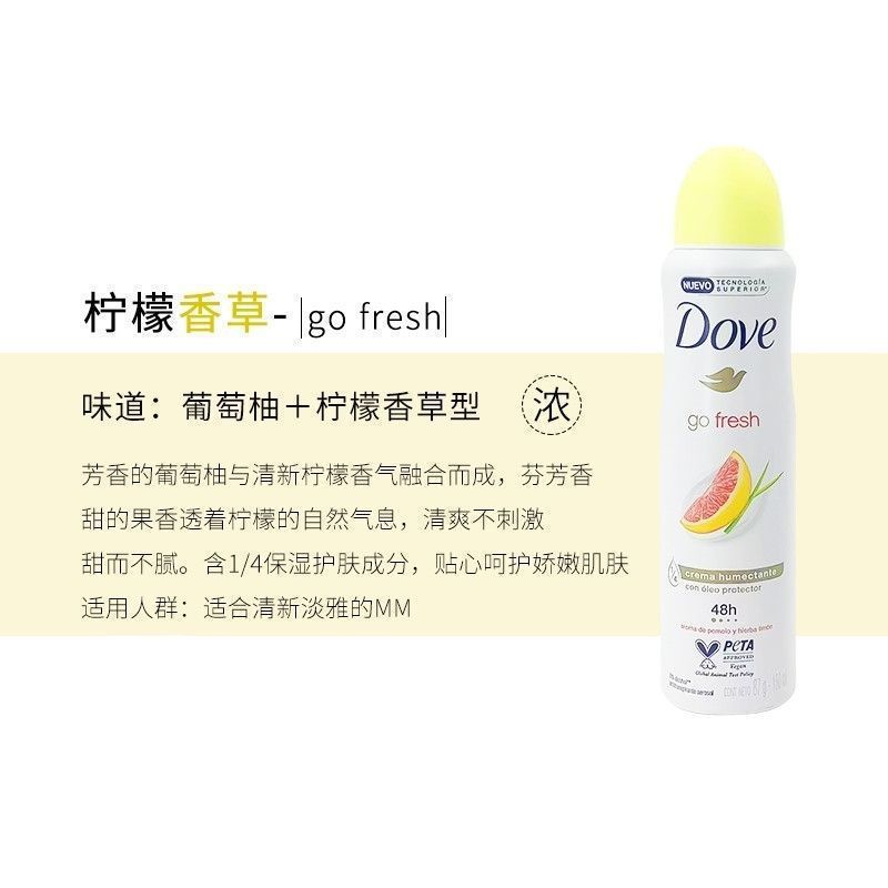 Dove 制汗剤スプレー ロールオン 女性用および男性用 ボディフレグランス 脇の下 制汗剤 デオドラント 制汗剤 持続性|undefined