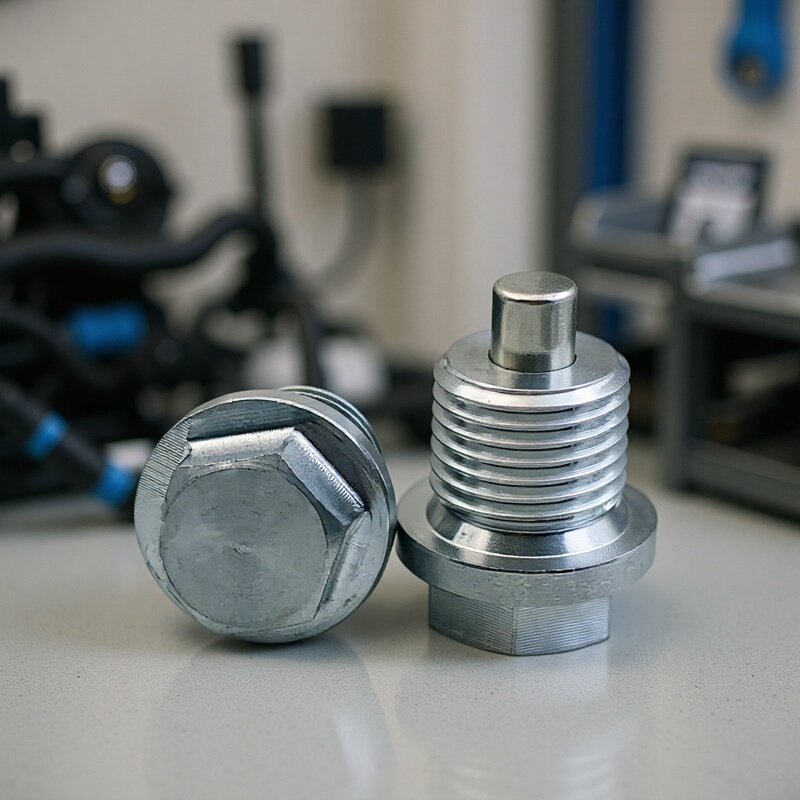 Car modification parts 304 stainless steel magnetic oil drain screw oil bottom screw engine oil pan drain screw