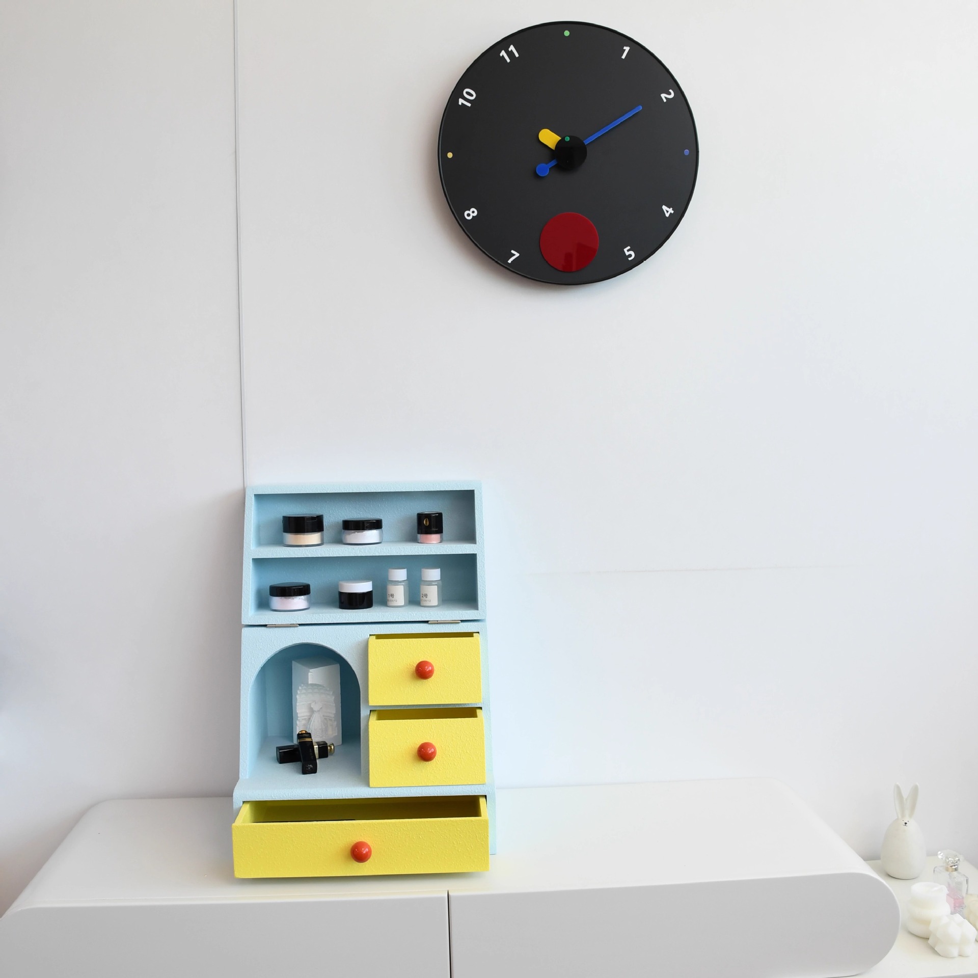 Italian Personalized Punch-Free Art Living Room Clock Modern Bedroom Clock Internet Celebrity Creative Wall Decoration Wall Clock