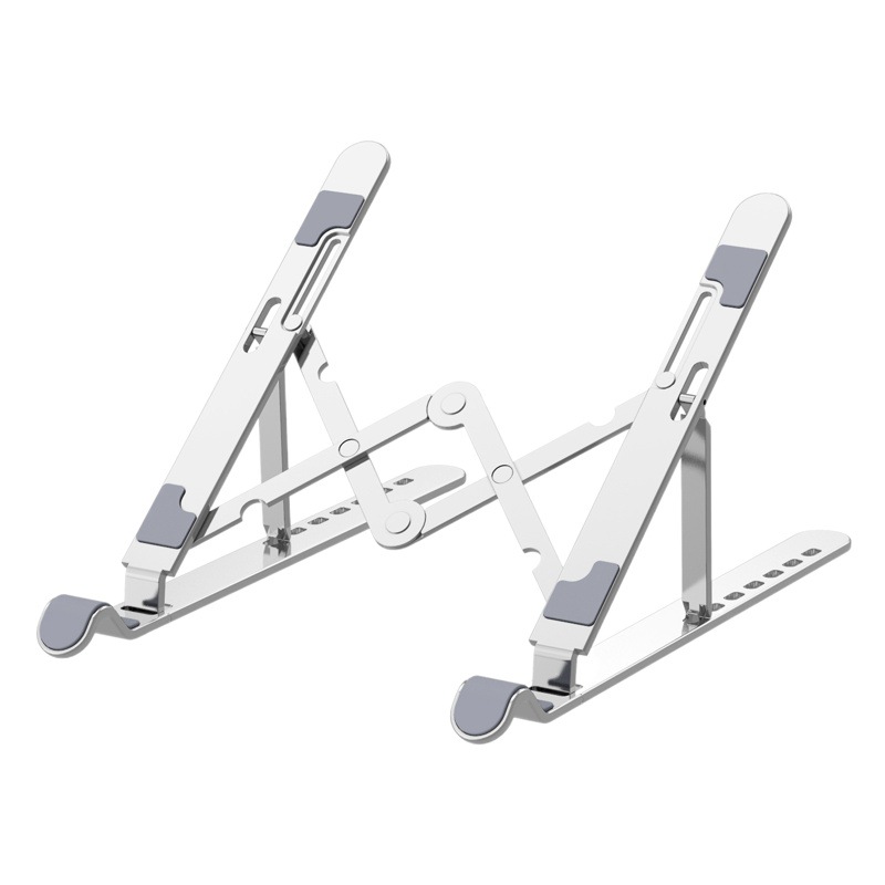 A2 ordenador portátil de almacenamiento soporte de metal de aleación de aluminio soporte plegable soporte de escritorio vertical de la disipación de calor de elevación