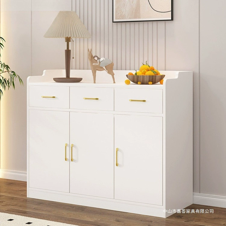 Буфет из массива дерева, простой шкаф для хранения, домашний кухонный шкаф, шкаф для хранения, встроенный настенный чайный шкаф для гостиной