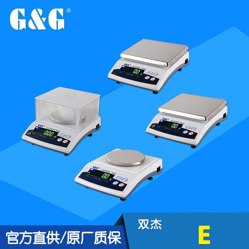 G&G/双杰E系列电子天平精密天平秤自动校准称量台秤电子秤