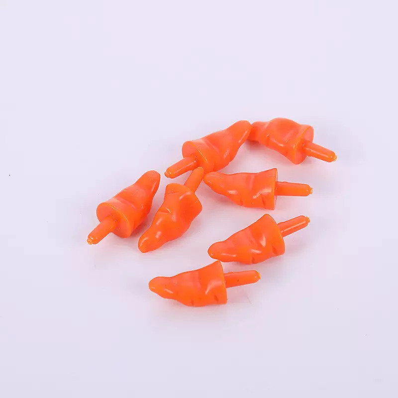 现货圣诞雪人胡萝卜仿真鼻子配件微缩塑料堆雪人工艺品材料包玩具