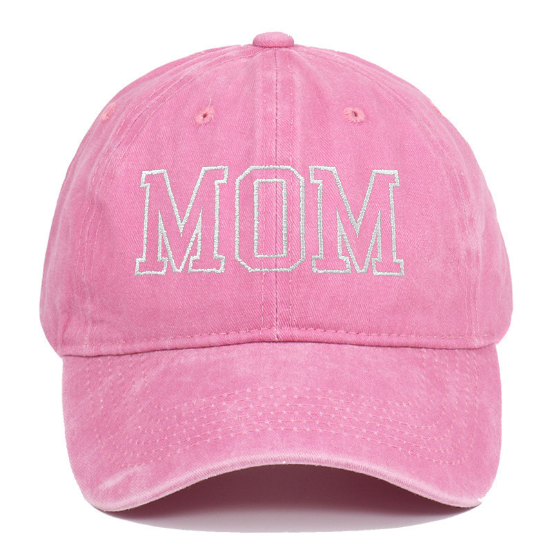 Amazon ベストセラー ウォッシュドコットン DAD MOM 刺繍ベースボールキャップ レトロ スポーツ レジャー ピークキャップ トレンディなサンハット|undefined
