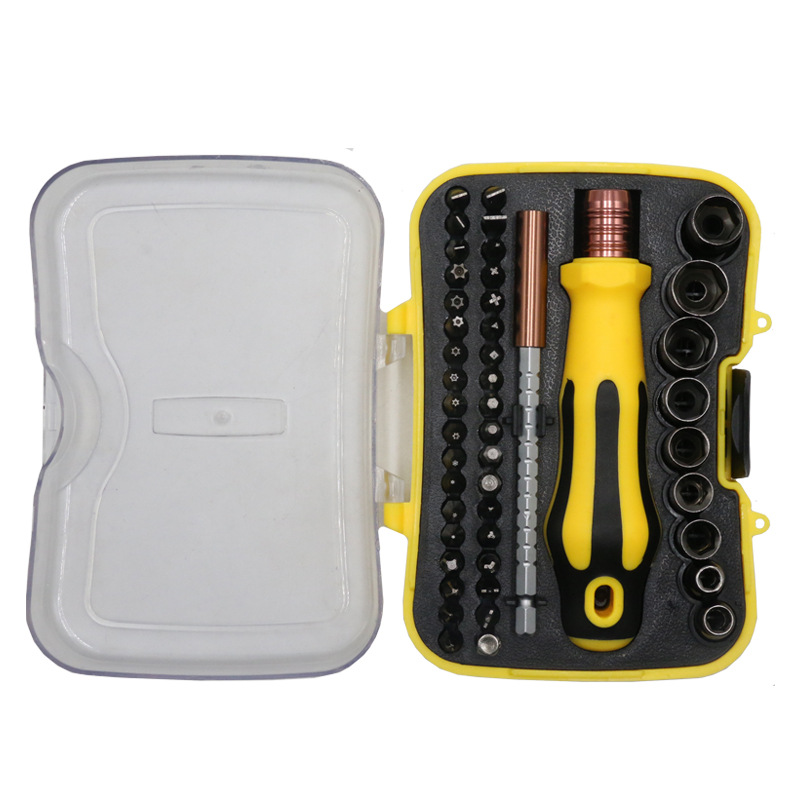 Juego de destornillador multifuncional 48 en 1, manguito de punta de forma especial de precisión, gafas domésticas, herramientas de reparación de teléfonos móviles