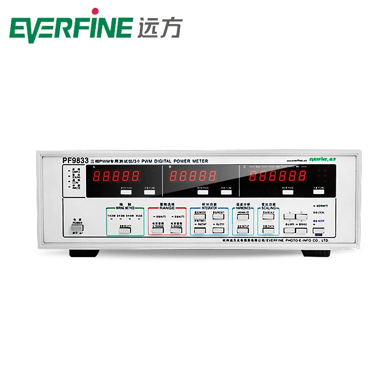Hangzhou Yuanfang PF9833 трехфазный прибор для измерения электрических параметров, прибор для измерения высокого тока, измеритель гармоник