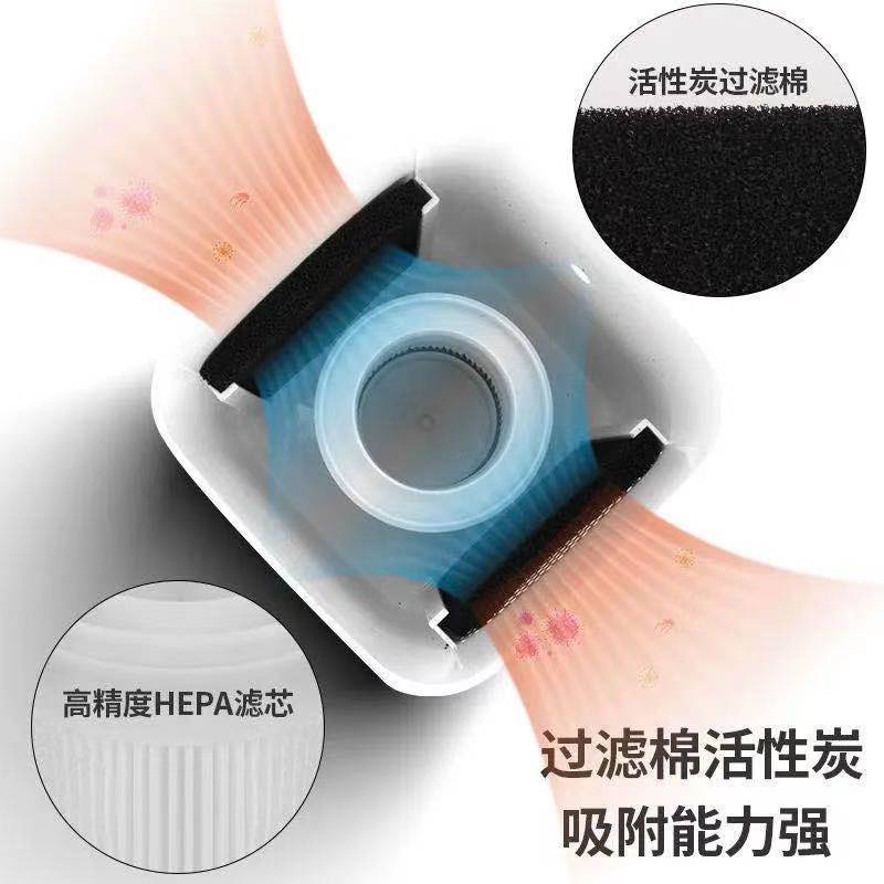 Purificador de aire hogar coche azul luz anión eliminación de polvo segunda mano humo purificador de escritorio al por mayor