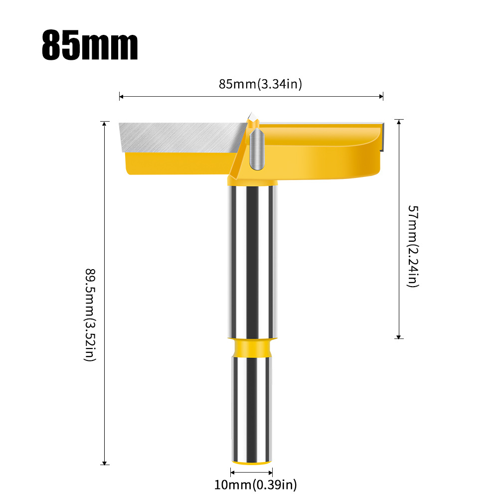 Profesional madera agujero abridor 15-100mm mano taladro madera escariado bisagra aleación madera de plástico