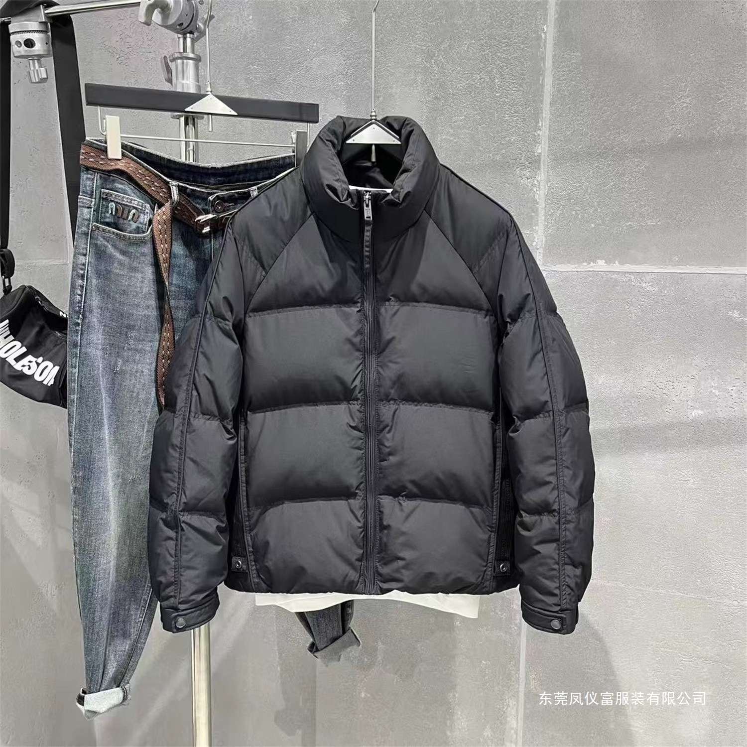 2025 New Men's down Jacket Korean Version Fashion Casual Versatile 50 White Duck down Coat Winter Warm Stand Collar Jacket