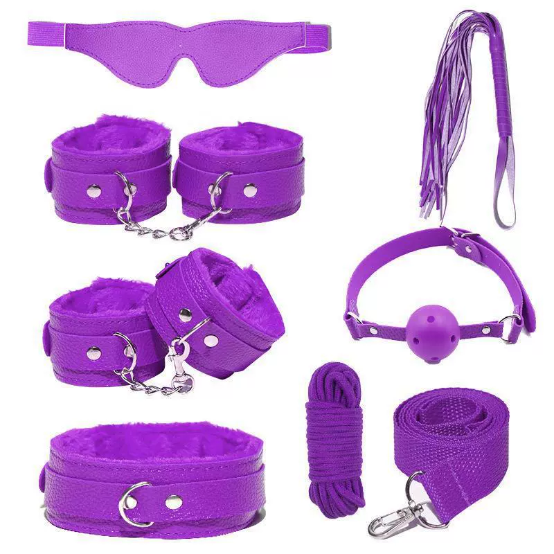 Bondage Kit — Plush SM Set, 6–20 Piece Options, Adult BDSM Accessories