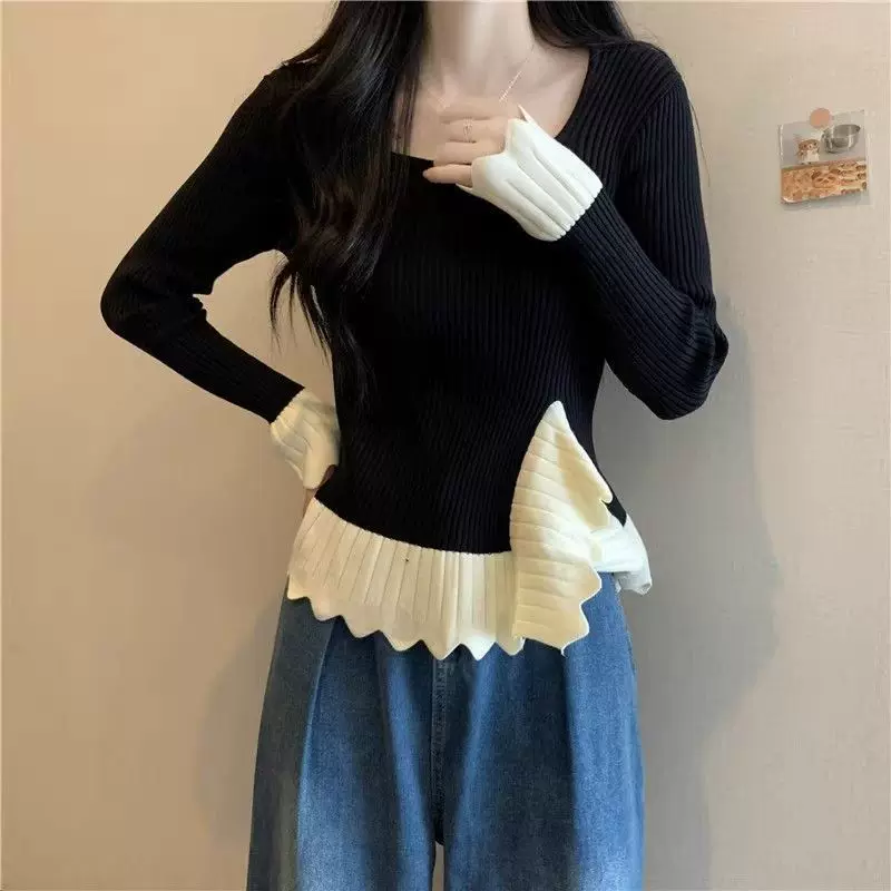 Spring autumn knitted sweater, 2025 years