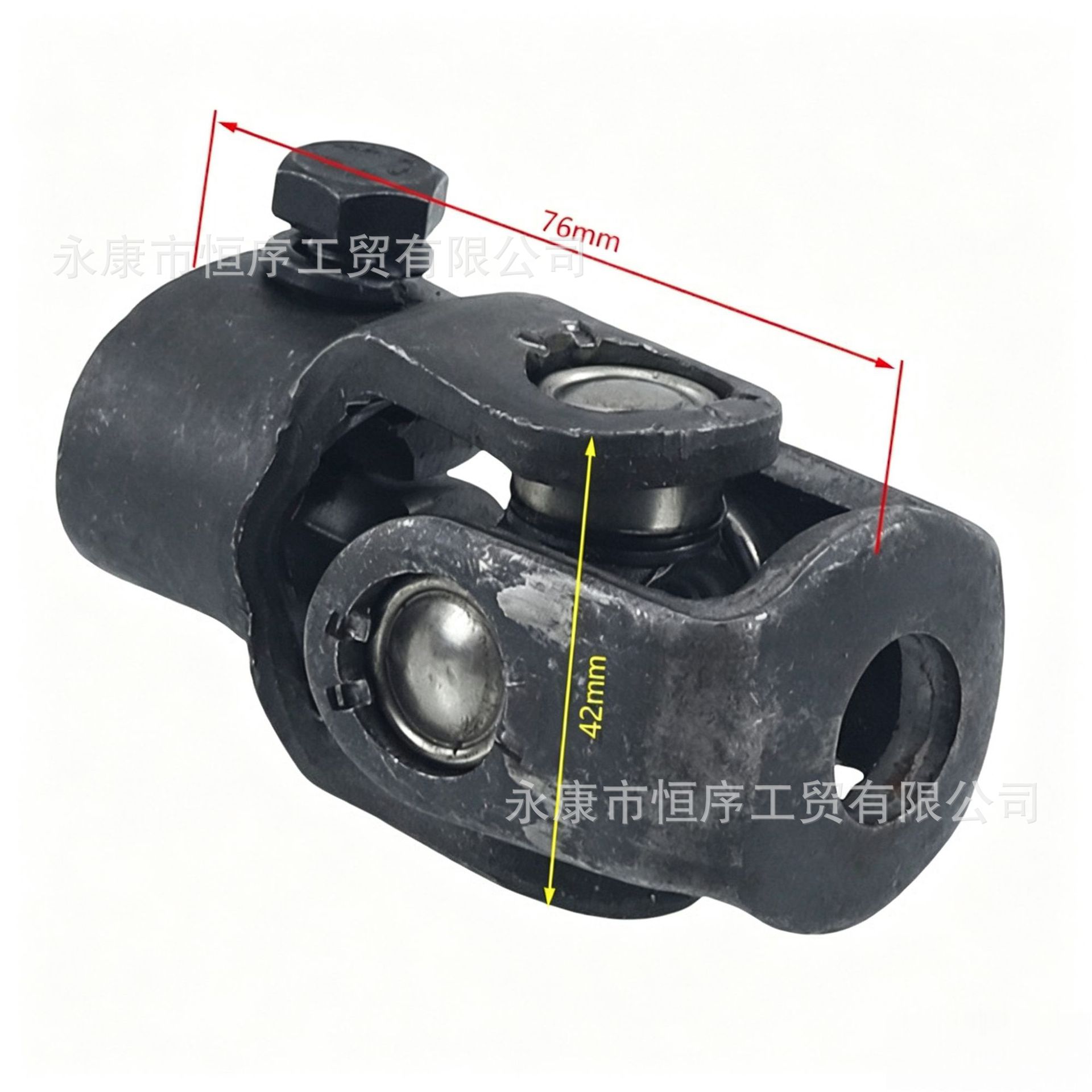 Go-Kart Parts Modification Four-Wheel Beach Vehicle Steering Wheel Connection Head Steering 36-Tooth Spline 14mm Universal Joint