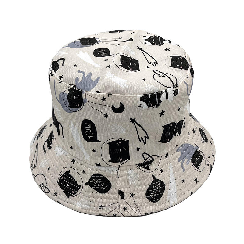 Unisex Basic Cartoon Flat Eaves Bucket Hat display picture 4