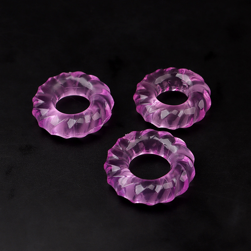 TPE Penis Root Sleeve Rings, 3-Pack Stretchy Delay Rings for Men — detail image 7