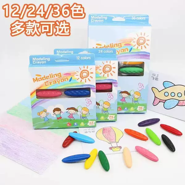 Washable Watercolor Crayons with Holes for Correcting Grip, Suitable for Drawing and Graffiti, Oil Pastels for Kindergarten Use