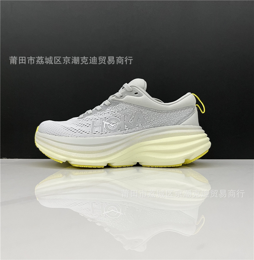 赤カードHOK莆田クロスボーダーbondi 8邦代8男女軽便靴低組カップル百合道路ランニング靴