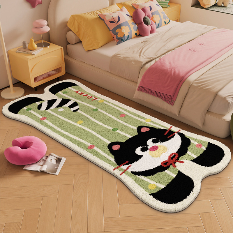 カシミヤカーペットのような寝室は汚れに強くて、ベッドの上のカーペットの家庭用ベランダの窓マットの四季通用滑り止めマットを処理しやすいです。|undefined