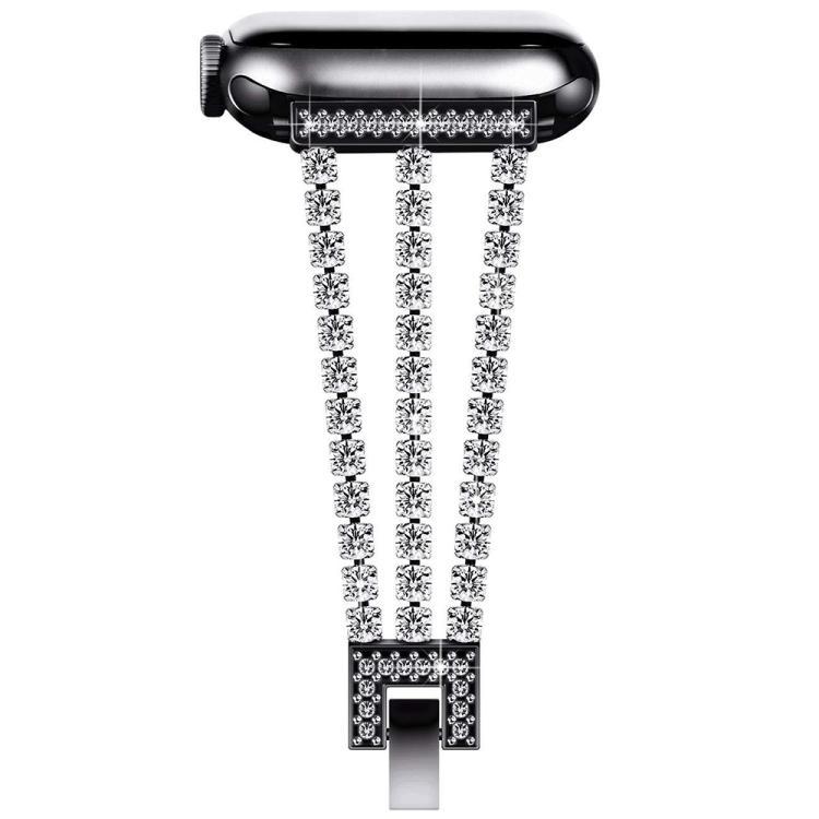 Apple Watch Diamond Metal Bracelet Combination Set es adecuado para 38 - 49mm multi-modelo tres paquetes multi-estilo