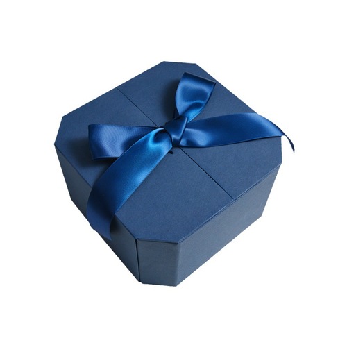 Octagonal packaging gift box, bridesmaid accompanying hand gift box, wedding gift box, cosmetics, birthday and Qixi gift packaging box