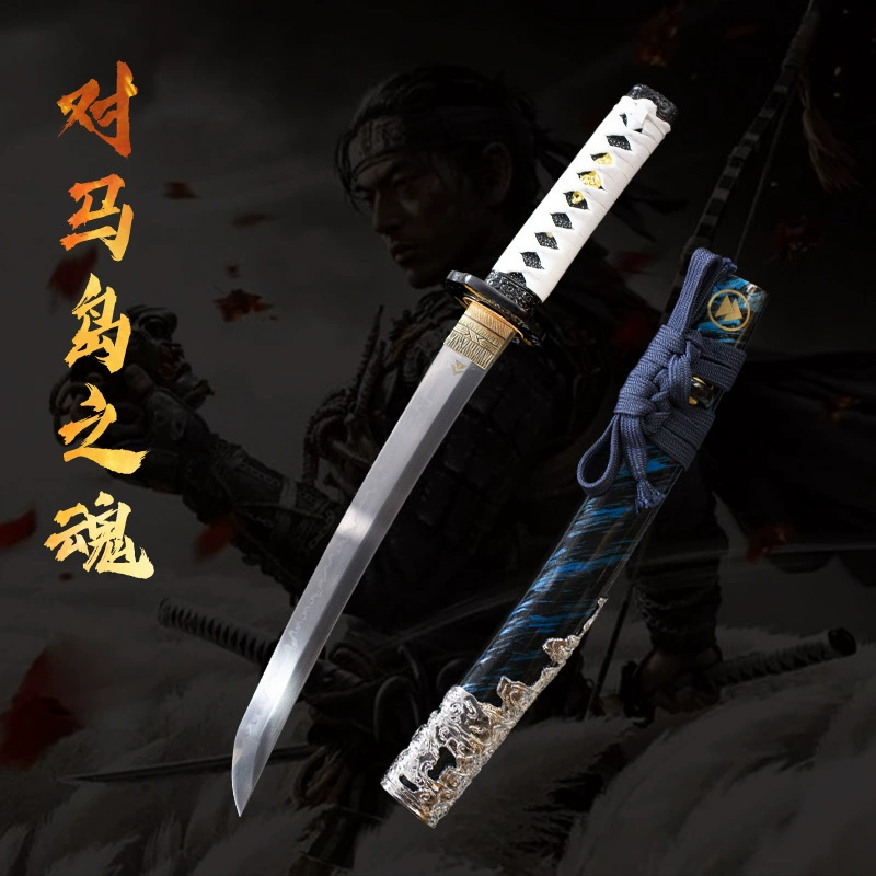 Катана Longquan ручной работы, клинок из углеродистой/T10 стали — короткая и длинная, ножны из массива дерева