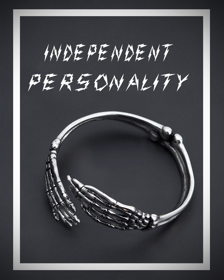 Explosive titanium steel men's niche design bracelets, creative bracelets_voghion.com