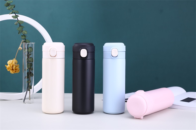 Smart Insulated Water Bottle With Temperature Display Stainless_voghion.com