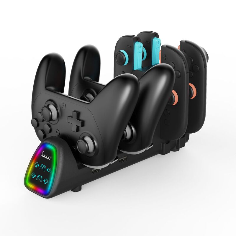 Suitable for Switch2 10-in-1 Charging Dock Ns1/Ns2/Pro Controller Charging Dock (with USB Y-Type Cable)
