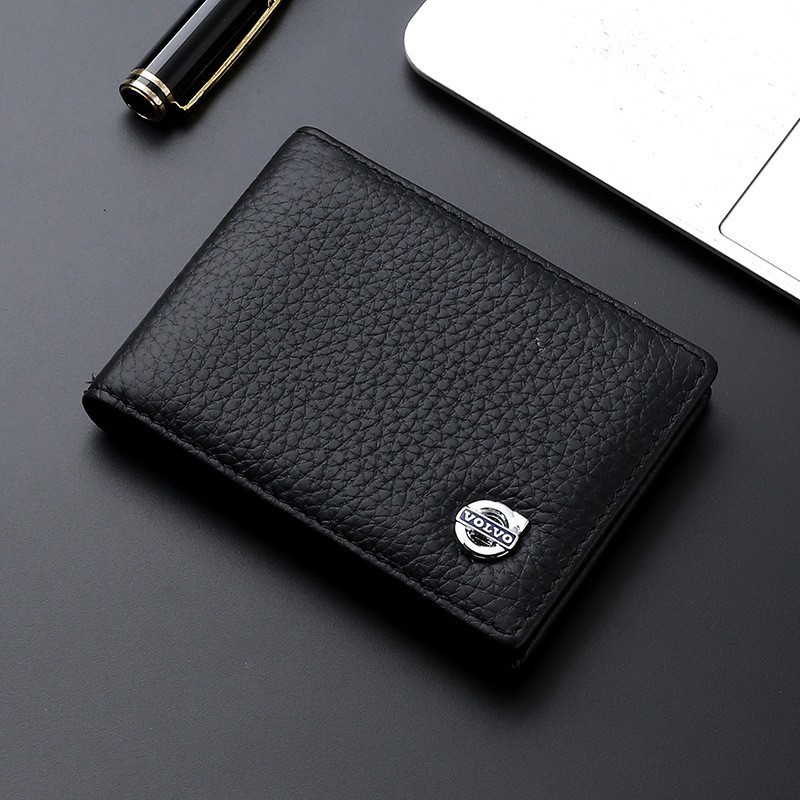 Funda de cuero para licencia de conducir Bolso de tarjeta multifuncional para hombre Cuero de cuero Cubierta de licencia de conducir Cubierta de licencia de conducir para mujer Paquete de identificación de protección integrada