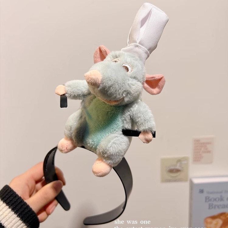 料理鼠王發箍料理鼠王頭箍夾子搞怪髮夾頭箍廚師帽子發卡可愛搞怪