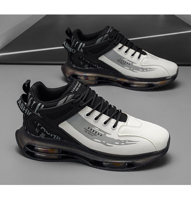 Giày chạy bộ nam đệm khí thoáng khí chống trượt giảm chấn kiểu dad shoes — 537 màu đen, 537 trắng xanh, 537 trắng đen chi tiết 20