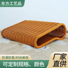 镂空藤编枕头凉席夏季天专用竹枕可水洗枕头手工编织护颈椎枕头