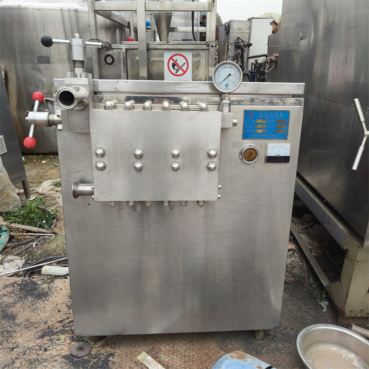 二手均质机 2吨60公斤 上海东华 乳品厂果汁饮料设备 均质机