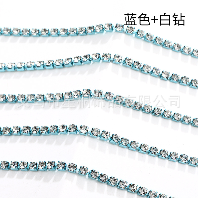 Blue + White Diamond